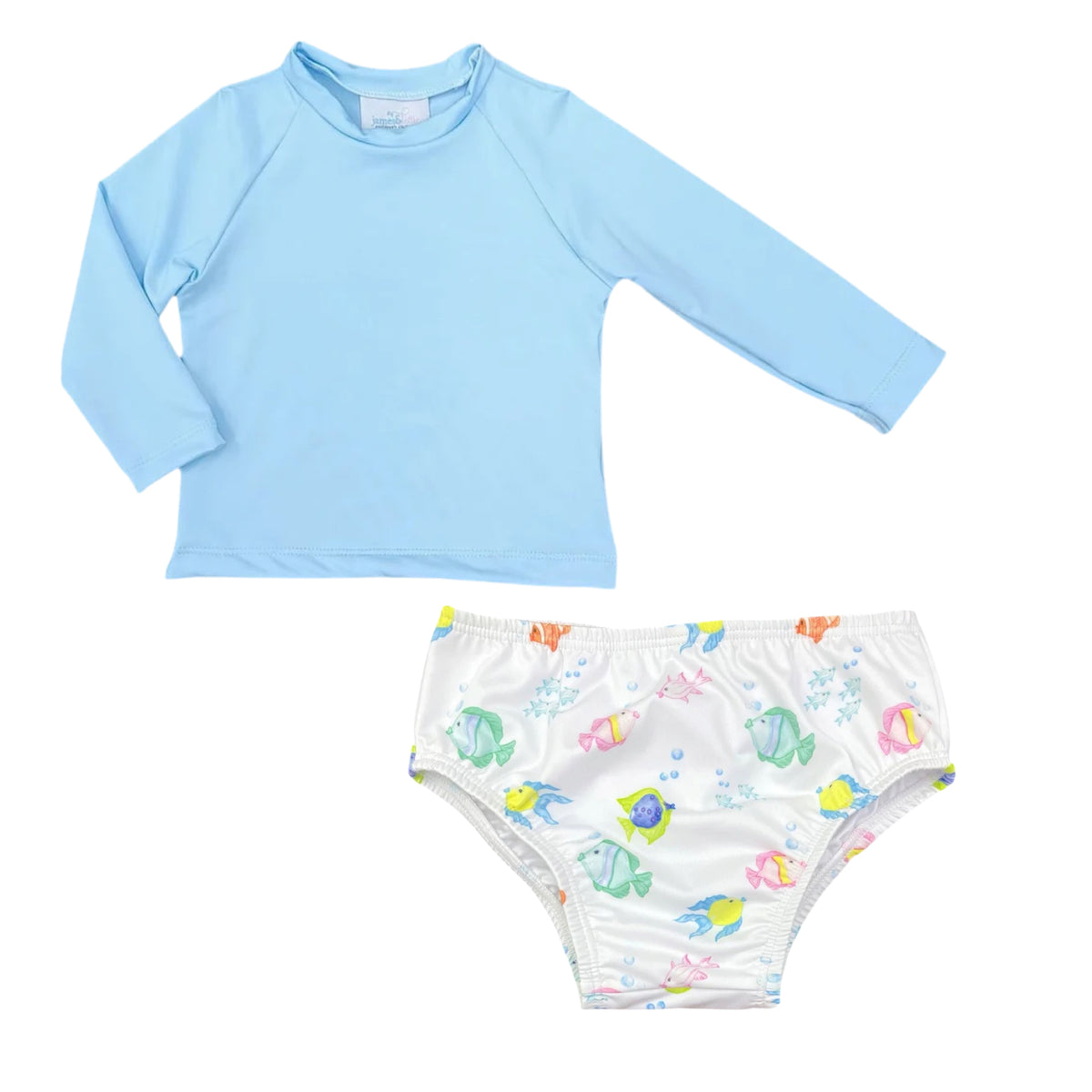 James and Lottie - Sammy Rash Guard Set - OFishally Summer – Lily Jane